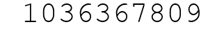 Number 1036367809.