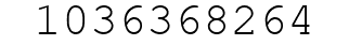 Number 1036368264.