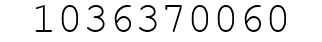 Number 1036370060.