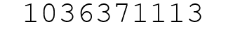 Number 1036371113.