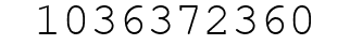 Number 1036372360.
