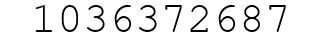 Number 1036372687.