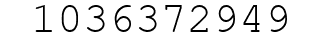 Number 1036372949.