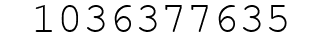 Number 1036377635.