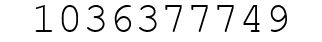 Number 1036377749.