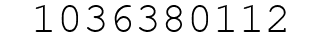 Number 1036380112.