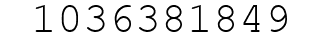 Number 1036381849.