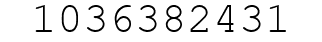 Number 1036382431.