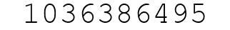Number 1036386495.
