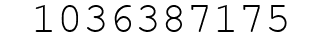 Number 1036387175.