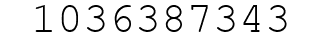 Number 1036387343.