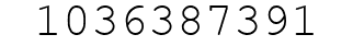 Number 1036387391.