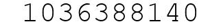 Number 1036388140.