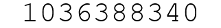 Number 1036388340.