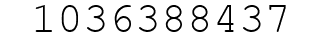 Number 1036388437.