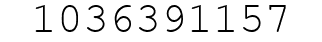 Number 1036391157.