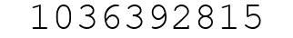 Number 1036392815.