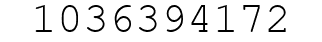Number 1036394172.