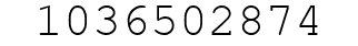 Number 1036502874.