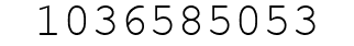 Number 1036585053.