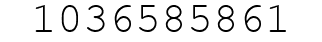 Number 1036585861.
