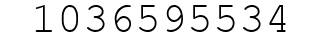 Number 1036595534.