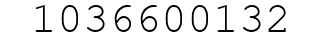 Number 1036600132.