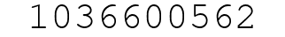 Number 1036600562.