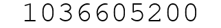 Number 1036605200.