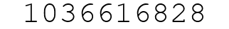 Number 1036616828.