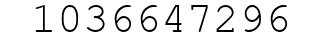 Number 1036647296.