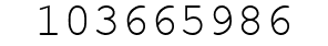 Number 103665986.