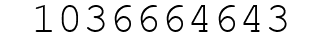Number 1036664643.