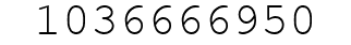 Number 1036666950.
