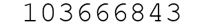 Number 103666843.