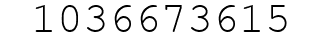 Number 1036673615.