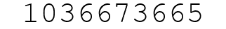 Number 1036673665.