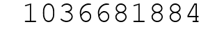 Number 1036681884.