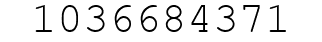 Number 1036684371.