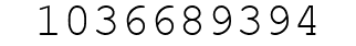 Number 1036689394.