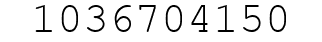 Number 1036704150.