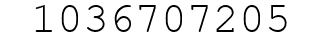 Number 1036707205.
