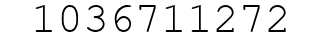 Number 1036711272.