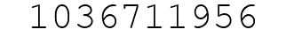 Number 1036711956.