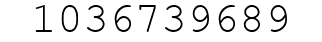 Number 1036739689.