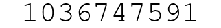 Number 1036747591.