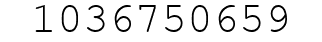 Number 1036750659.