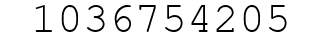 Number 1036754205.