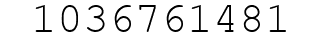 Number 1036761481.