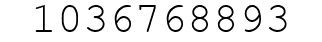 Number 1036768893.